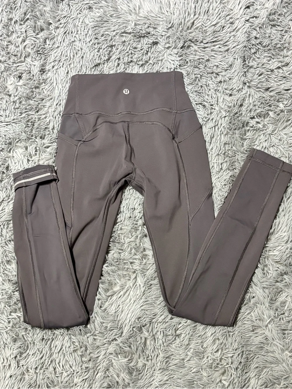 lululemon Gray High-Waist Leggings